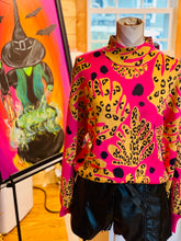 Load image into Gallery viewer, Leopard Mock Neck Sweater