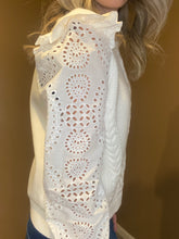 Load image into Gallery viewer, Eyelet Sleeve Sweater
