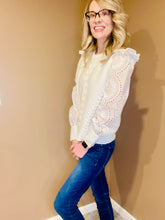 Load image into Gallery viewer, Eyelet Sleeve Sweater