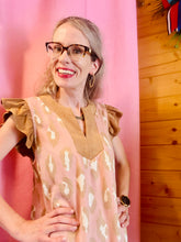 Load image into Gallery viewer, LEOPARD RUFFLE DRESS