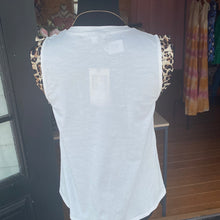 Load image into Gallery viewer, KNIT SLEEVELESS LEOPARD TOP