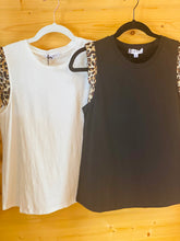 Load image into Gallery viewer, KNIT SLEEVELESS LEOPARD TOP