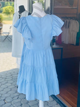 Load image into Gallery viewer, FLUTTER SLEEVE MIDI DRESS