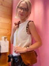 Load image into Gallery viewer, VEGAN LEATHER SLING BAG