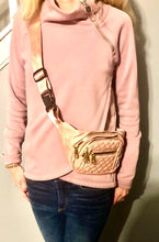 Load image into Gallery viewer, QUILTED BELT SLING BUM BAG