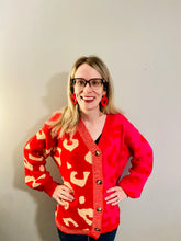 Load image into Gallery viewer, LEOPARD PRINT BLOCKED SWEATER CARDIGAN