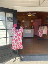 Load image into Gallery viewer, FLORAL FLUTTER SLEEVE DRESS