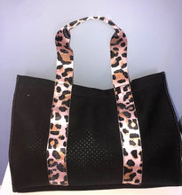 Load image into Gallery viewer, LEOPARD NEOPRENE TOTE