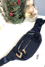 Load image into Gallery viewer, QUILTED BELT SLING BUM BAG