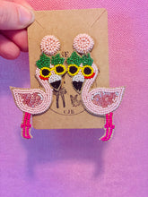 Load image into Gallery viewer, Flamingo Sunglasses Earrings
