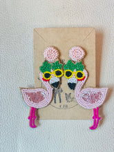 Load image into Gallery viewer, Flamingo Sunglasses Earrings
