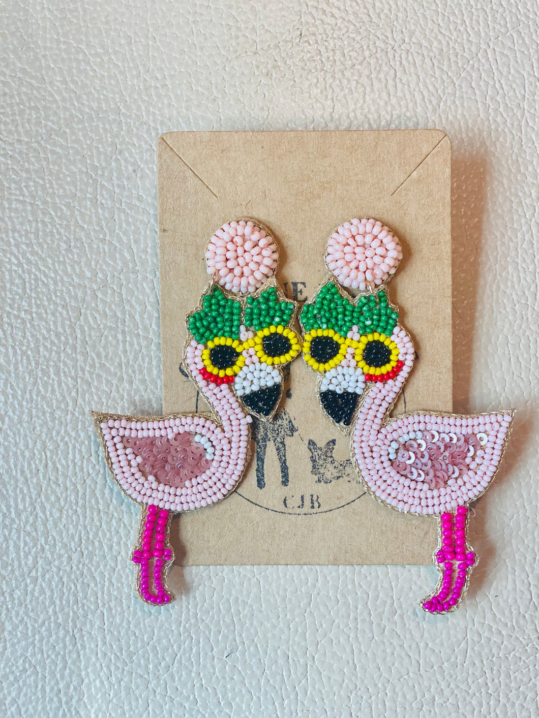 Flamingo Sunglasses Earrings