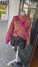 Load and play video in Gallery viewer, Leopard Mock Neck Sweater
