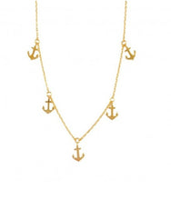 Load image into Gallery viewer, ANCHOR DAINTY NECKLACE
