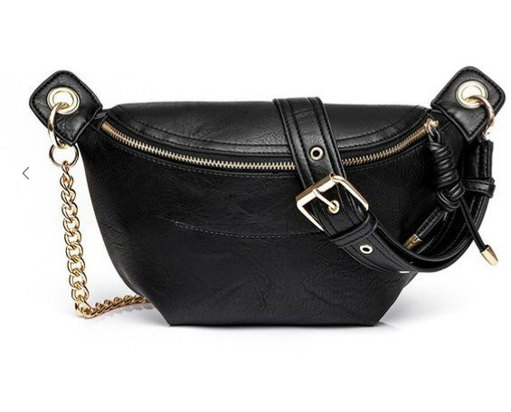 VEGAN LEATHER SLING BAG