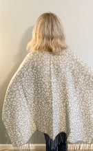 Load image into Gallery viewer, Grey Leopard Kennedy Shawl
