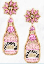 Load image into Gallery viewer, CHAMPAGNE BOTTLE EARRINGS
